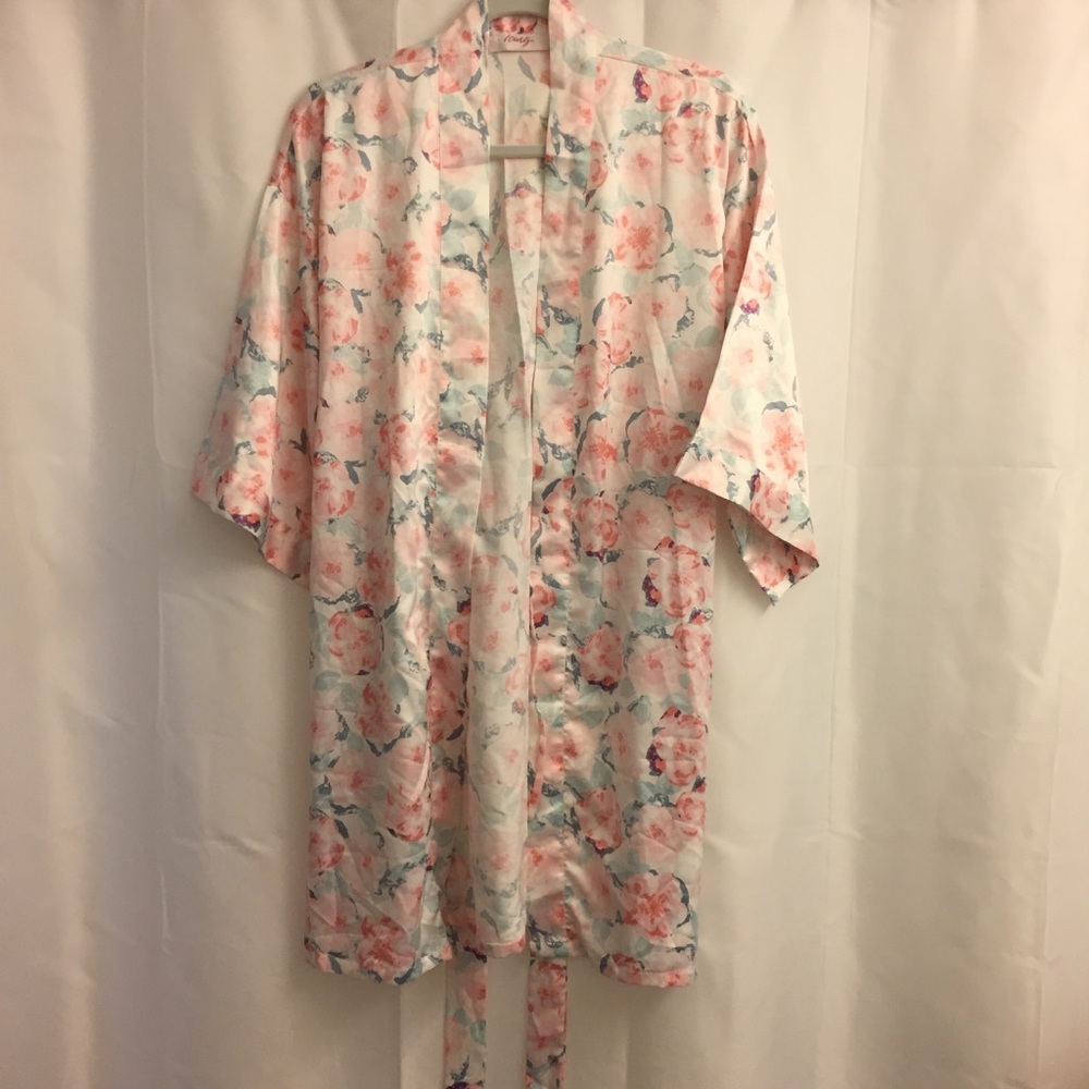 EUC ICING Floral Robe - Picture 5 of 8